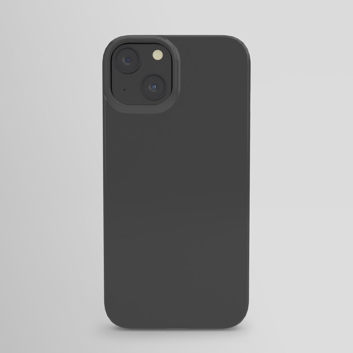 Simply Dark Gray iPhone Case