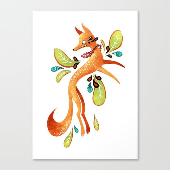 Autumn Fox Canvas Print