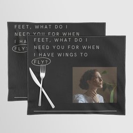 Feet what i need for frida Placemat