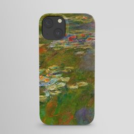 1918 Waterlily oil on canvas. Claude Monet.   iPhone Case