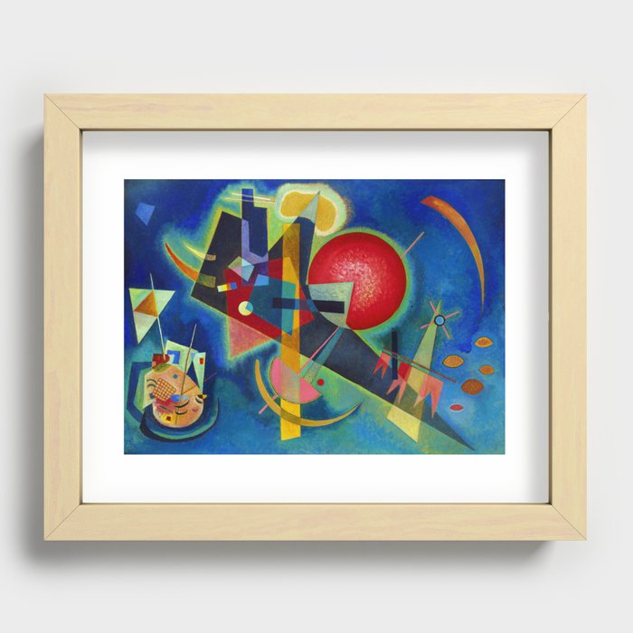 Wassily Kandinsky, New colors Recessed Framed Print
