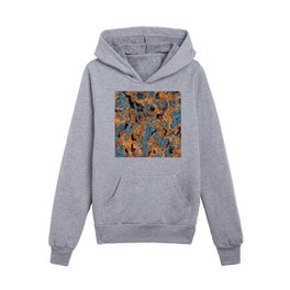 Botswana Agate Marble Kids Pullover Hoodies