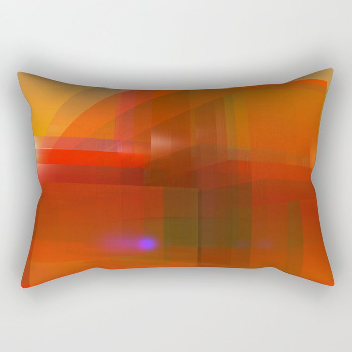 red glass and a lilac reflection Rectangular Pillow