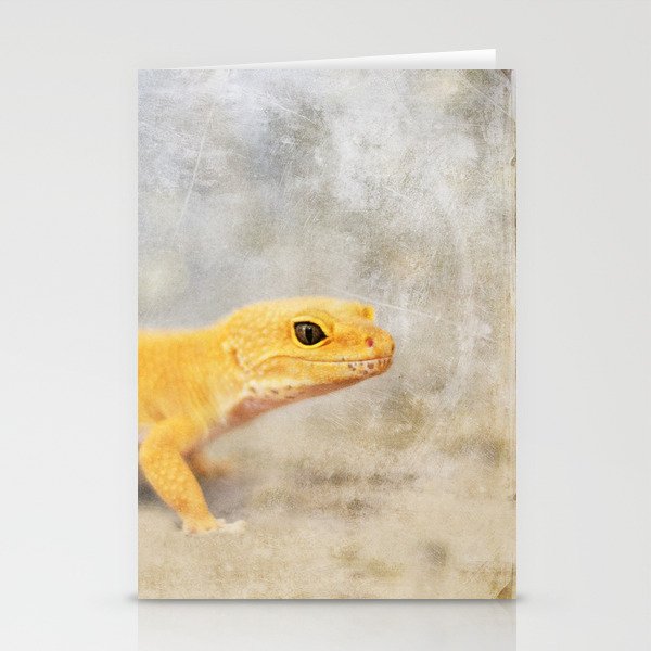 Portrait of a Leopard Gecko Stationery Cards