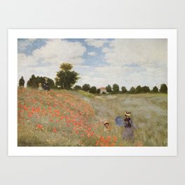 Poppies By Claude Monet Art Print