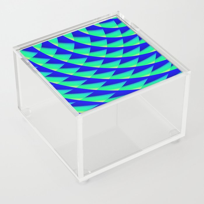 Blue Waves Acrylic Box