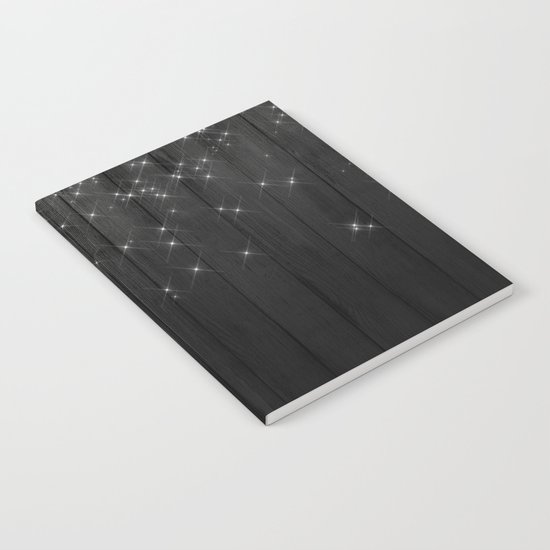 Fairy Lights on Wood 05 Notebook