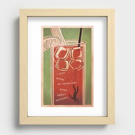 TBS  Search Party: I Miss When My Problems Were About Nothing Recessed Framed Print
