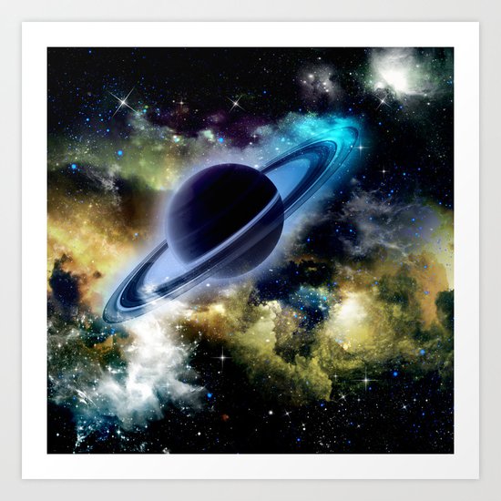 The universe Art Print