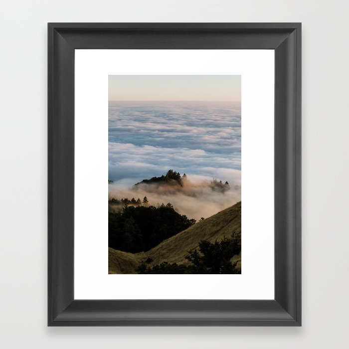 Sky Below - Mount Tamalpais III Framed Art Print
