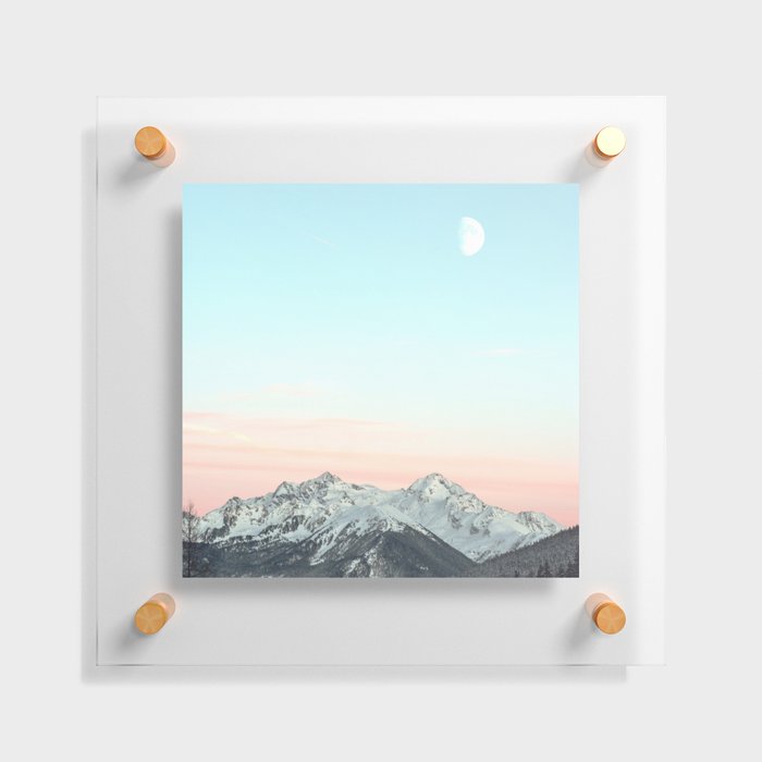 Mountains Landscape Floating Acrylic Print