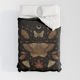 Autumn Moth Duvet Cover