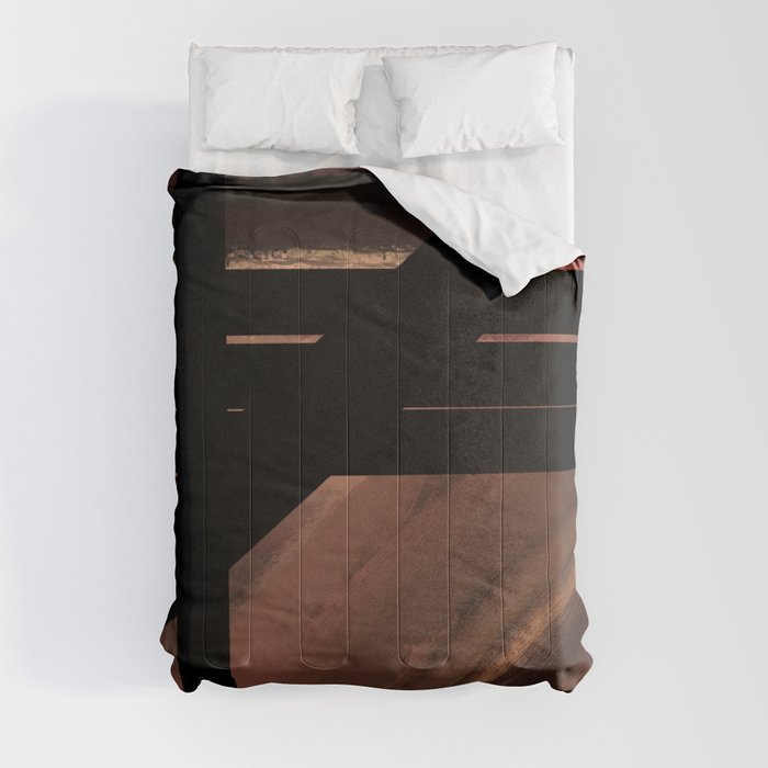 Warm Neutrals- Abstract 7 Comforter