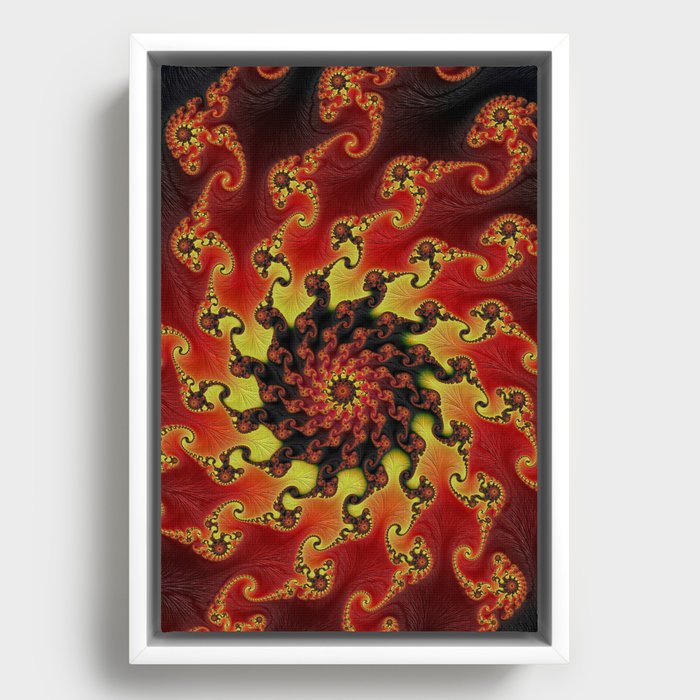 Phoenix Rising #3 Framed Canvas