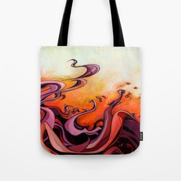 Warm Turbulence Tote Bag