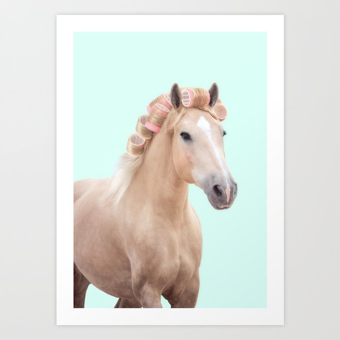 PALOMINO HORSE Art Print