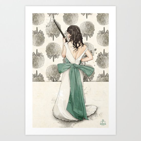 A Shotgun Kind of Wedding Art Print