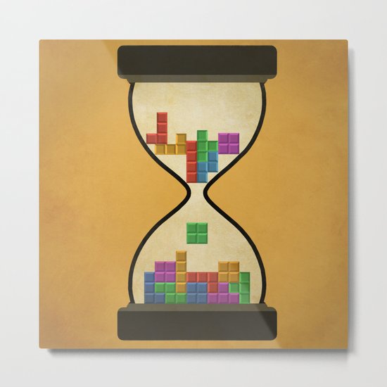 tetris Metal Print