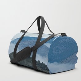 Hills Clouds Scenic Landscape 4 Duffle Bag