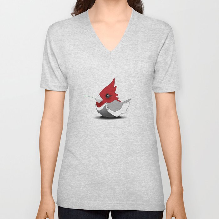 A~Cardinal V Neck T Shirt