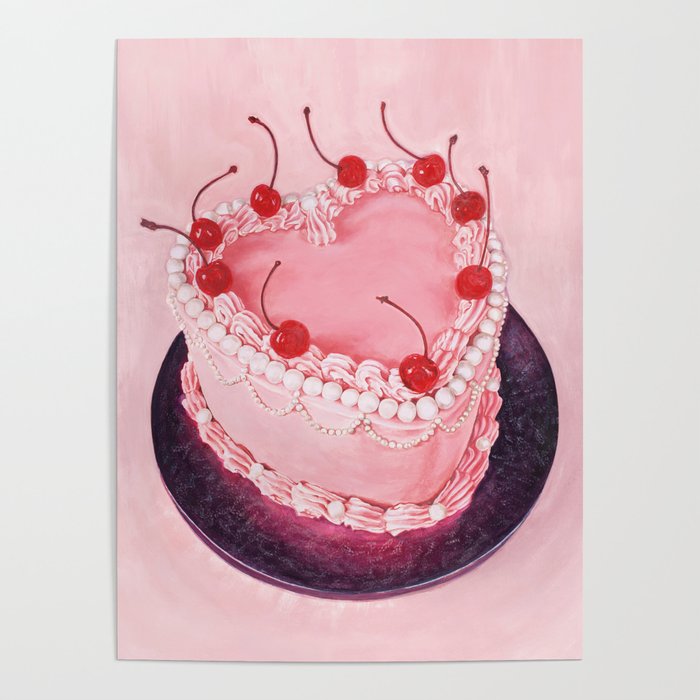 The Pinkest Cake Poster
