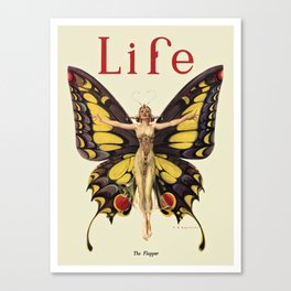 The Flapper by F.X. Leyendecker - Life Magazine Cover Art Print Canvas Print