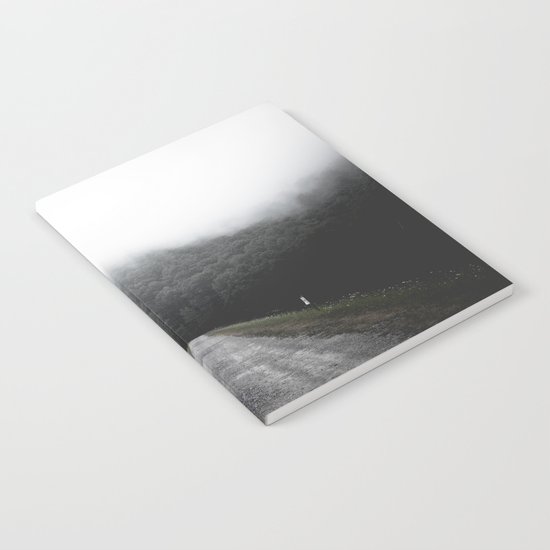 Foggy Road Notebook