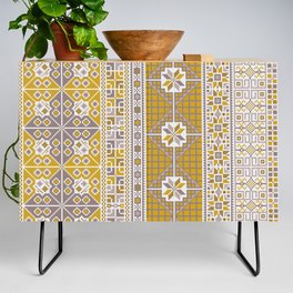 Spanish Tiles - Palestinian Tatreez - DecoElian Credenza