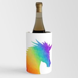 Rainbow Unicorn Silhouette Wine Chiller