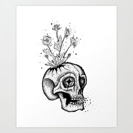 Pot Head Art Print