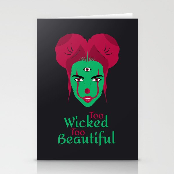 Too Wicked Too Beautiful Stationery Cards