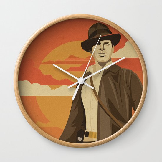 The Archeologist Wall Clock