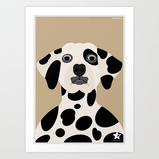 Dálmata Art Print