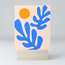 Henri Matisse - Leaves - Blue Mini Art Print