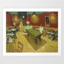 The Night Cafe by Vincent van Gogh Art Print