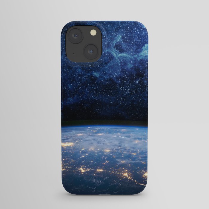 Earth and Galaxy iPhone Case