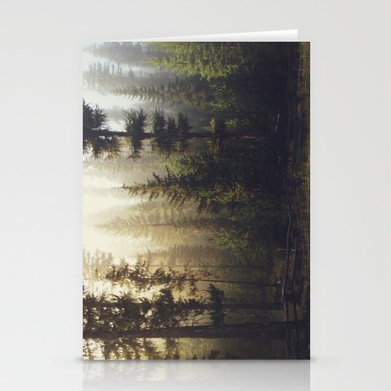 Sunrise Forest Stationery Cards