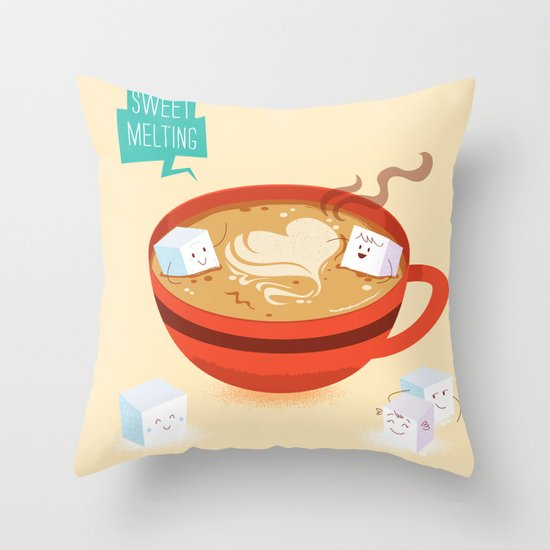 :::Sweet Melting::: Throw Pillow
