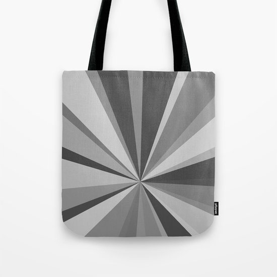 Monochrome Starburst Tote Bag