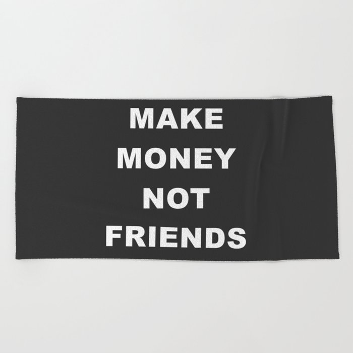 Make Money Not Friends Clear Iphone Case By Jeffreegaga