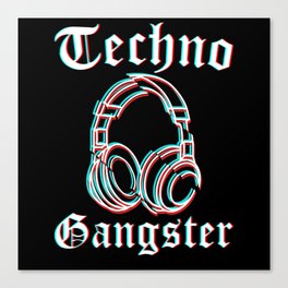 Techno Gangster Canvas Print