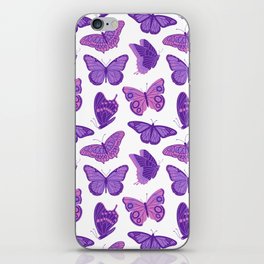 Texas Butterflies – Purple and Pink Pattern iPhone Skin