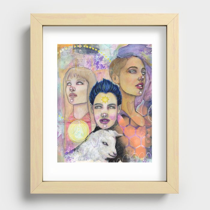The Fates Recessed Framed Print