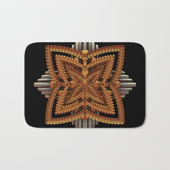 Art Deco Brooch Bath Mat