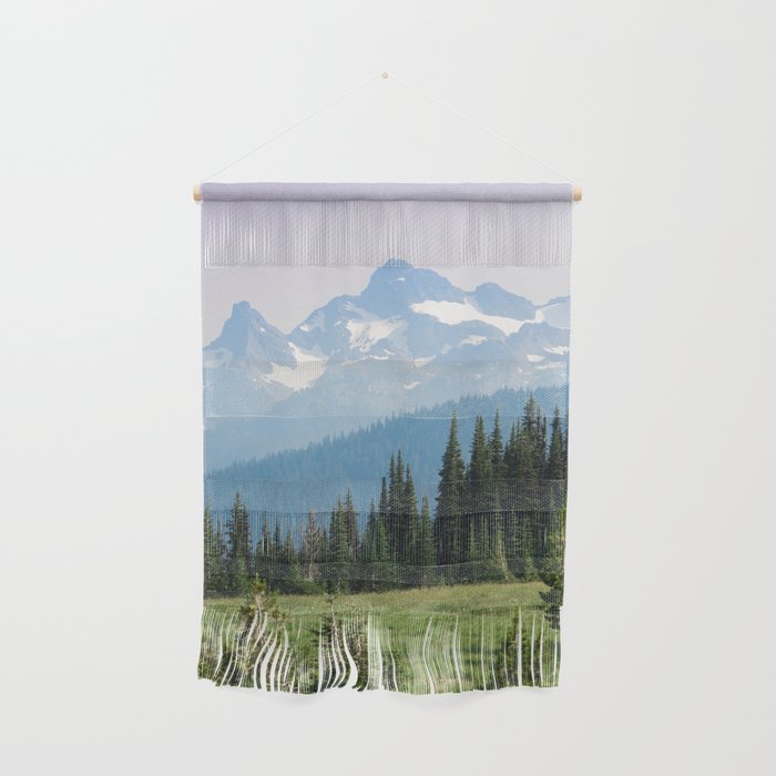 Mount Rainier Summer Adventure II Wall Hanging