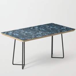 Blue Berries and Foliage Coffee Table
