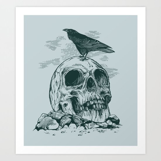 Raven's Cliff Art Print