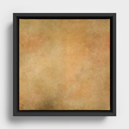 History Brown Framed Canvas