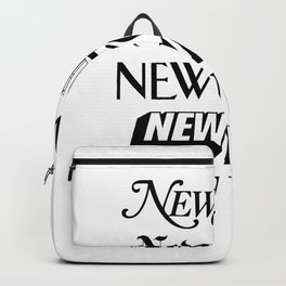 I Heart New York City Black and White New York Poster I Love NYC Design black-white home wall decor Backpack | New, Wall, Typography, Modern, Vector, Manhattan, Bushwick, Curated, Typeface, Poster 