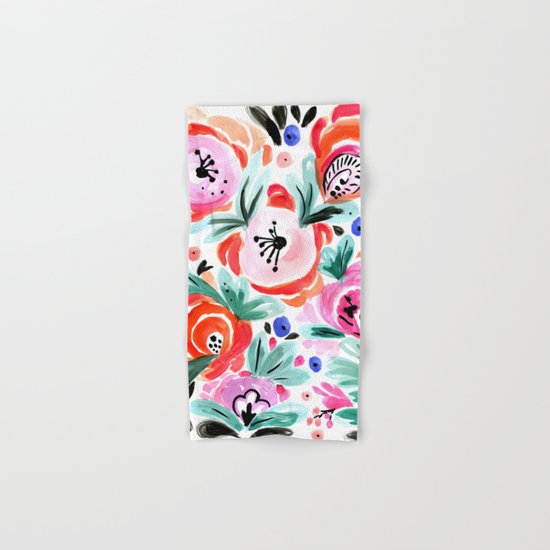 Tropical Floral Hand & Bath Towel